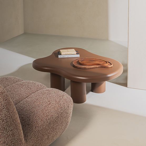 Konferenčna miza Vercelli 100 cm, choco