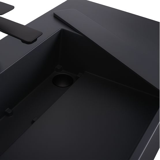 Konglomeratno umivalnik Archi 90 CM Siva mat