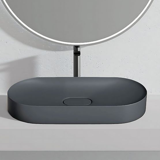 Konglomeratno umivalnik IRIS 71 CM siva mat