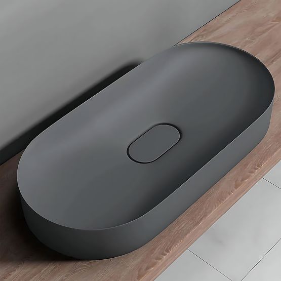 Konglomeratno umivalnik IRIS 71 CM siva mat