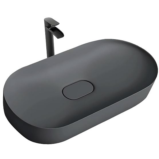 Konglomeratno umivalnik IRIS 71 CM siva mat
