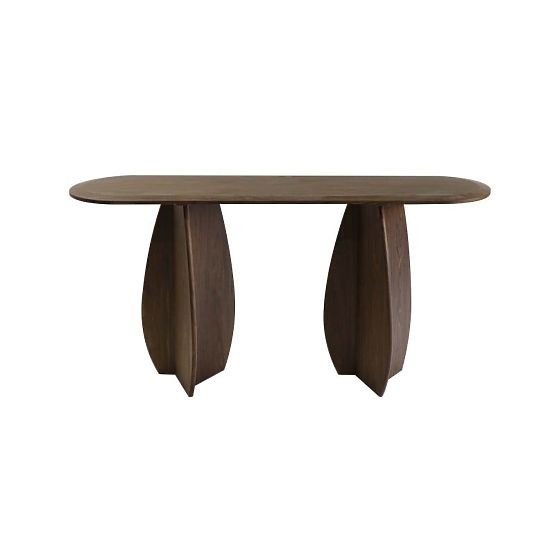 Konzola/pisalna miza Noku 150 cm, temni oreh