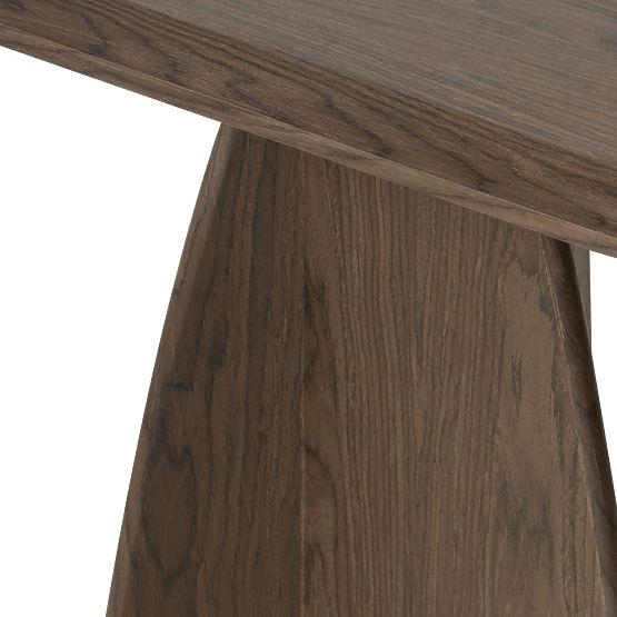 Konzola/pisalna miza Noku 150 cm, temni oreh