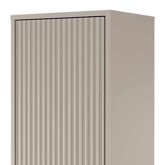 Kopalniška omarica Avila, rebrasta, z zlato ročico, kašmir