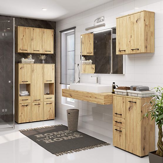 KOPALNIŠKA OMARICA FIN 2 VRATI HRAST ARTISAN