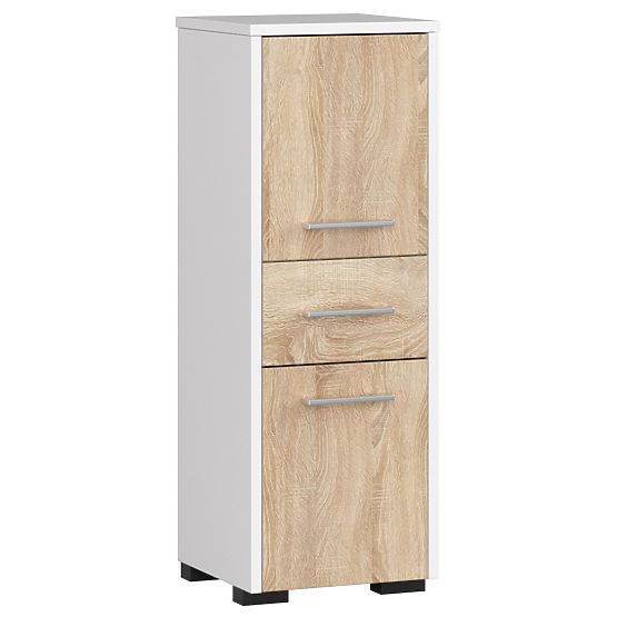 KOPALNIŠKA OMARICA FIN STEBER 30 2D 1SZ 85cm PK BELA / SONOMA