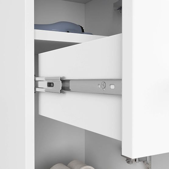 KOPALNIŠKA OMARICA FIN STOLPEC 30 2D 1SZ 85cm PK BELA