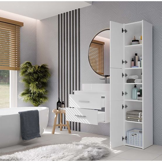 KOPALNIŠKA OMARICA POD UMIVALNIK NEL 60 Z 2 PREDALI BELA