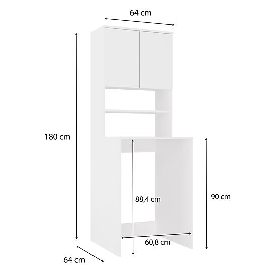 Kopalniška omarica Pola MULTI BELA