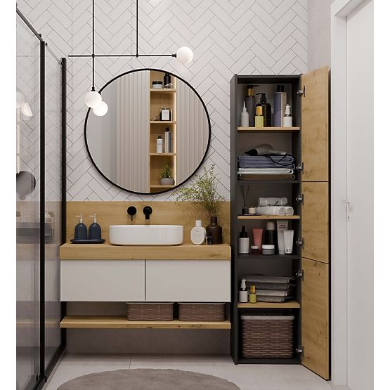 Kopalniška omarica Sara S43 ANTRACIT ARTISAN