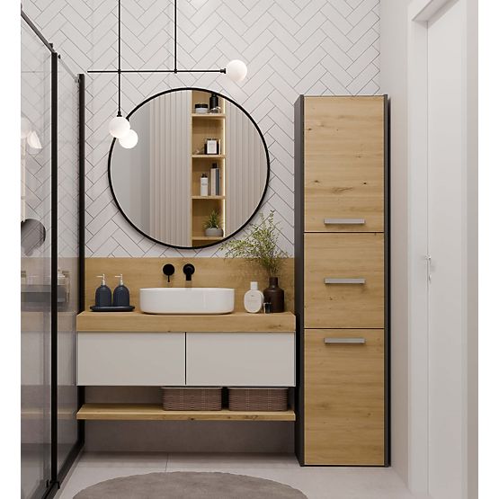 Kopalniška omarica Sara S43 ANTRACIT ARTISAN