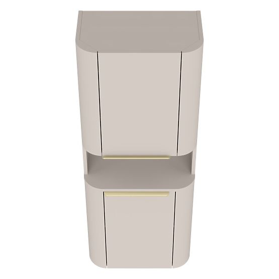 Kopalniška omarica, steber Bassa kašmir, zlate ročaje, zaobljena