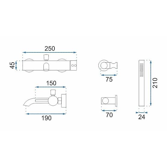 Kopalniška pipa Rea Lungo Baker