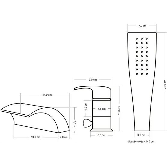 Kopalniška pipa Rea Riven zlata brušena