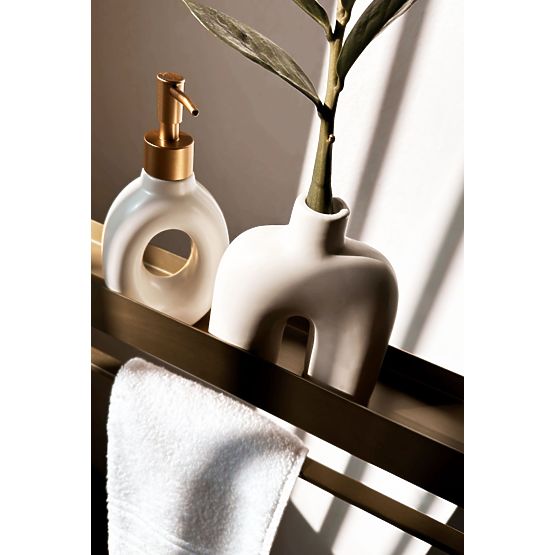 Kopalniška polica za kad SF01 45 cm zlata brušena