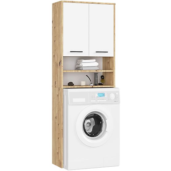 KOPALNIŠKI REGAL FIN STOLPEC 2D PRALNI STROJ ARTISAN - BELA