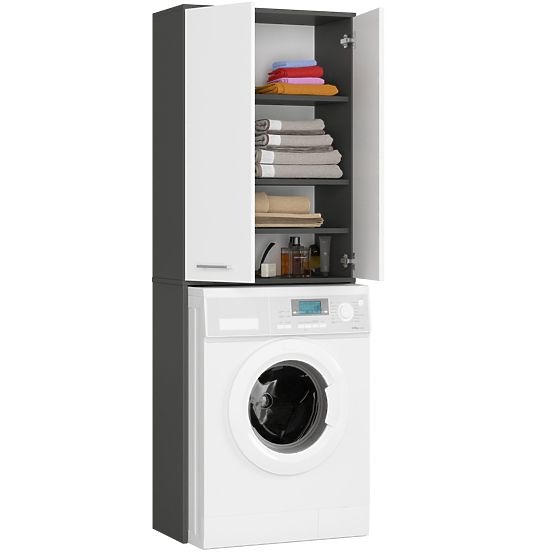 KOPALNIŠKI STEBER FIN 180 ZA PRALNI STROJ POLNA 2D - SIVA / BELA