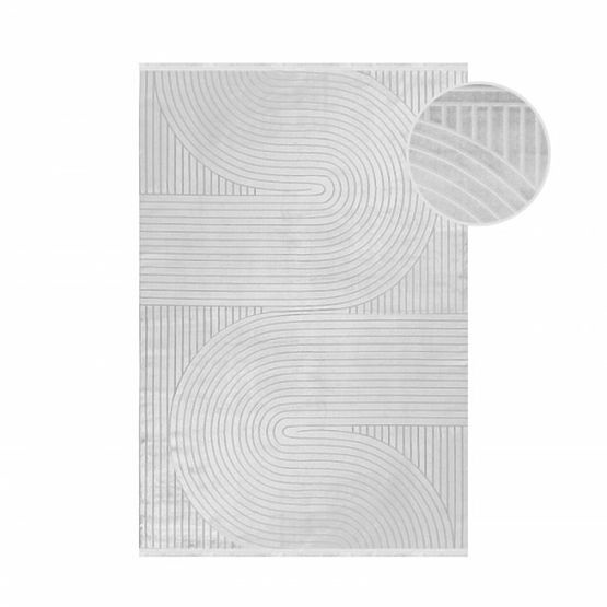 Kos preproge Style - srebrna