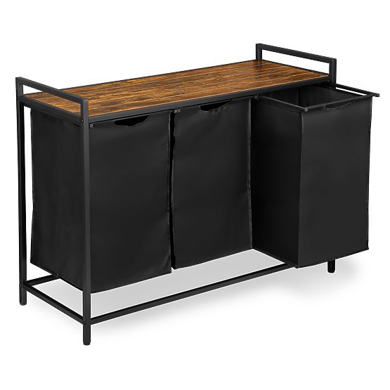 Košara za perilo s polico 3 predelki ARTUS