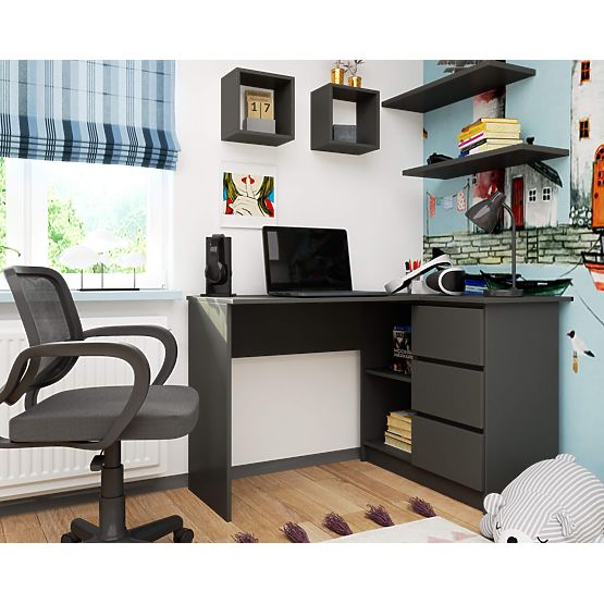 KOTNI PISALNA MIZA B16 CLP DESNA PK SIVA