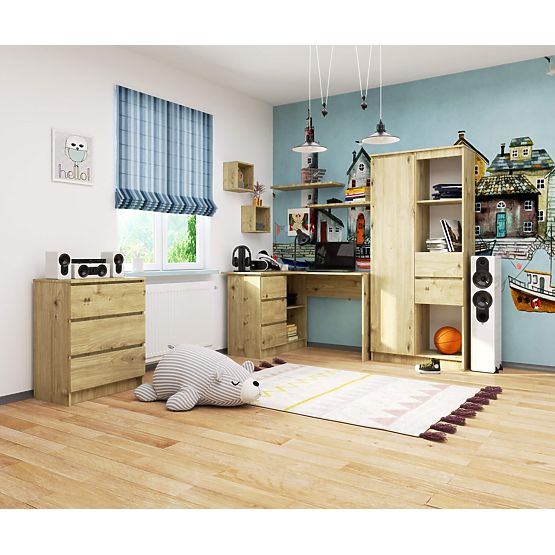 KOTNI PISALNA MIZA B16 CLP LEVA HRAST ARTISAN