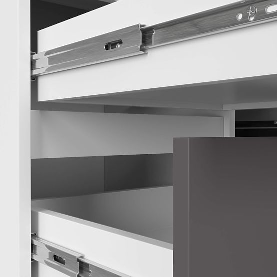 KOTNI PISALNA MIZA B20 CLP LEVOSTRANSKA PK BELA / SIVA