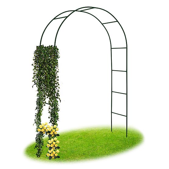 Kovinska pergola lok črna 240 cm