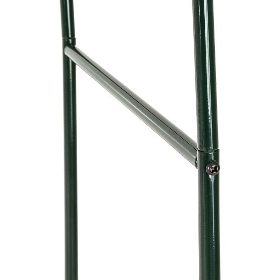 Kovinska pergola lok črna 240 cm