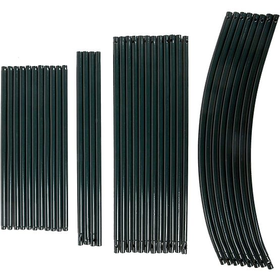 Kovinska pergola lok črna 240 cm