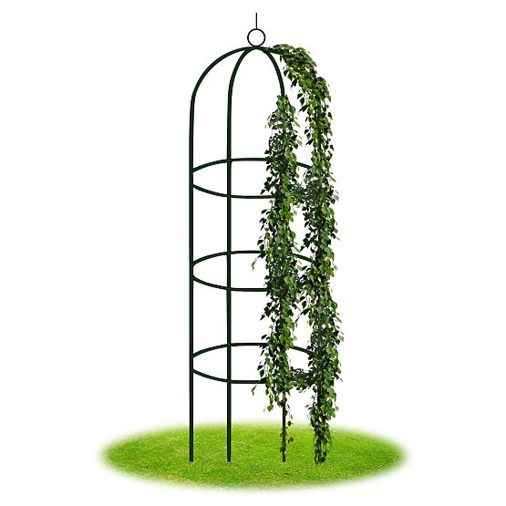 Kovinska pergola steber temno zelena 190 cm