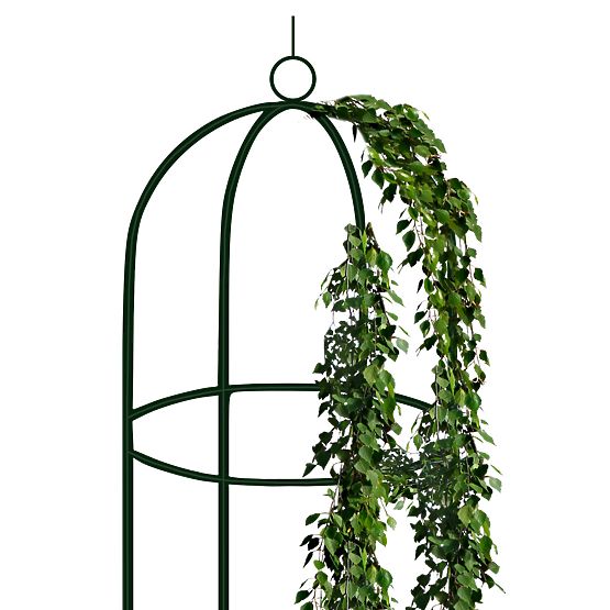 Kovinska pergola steber temno zelena 190 cm