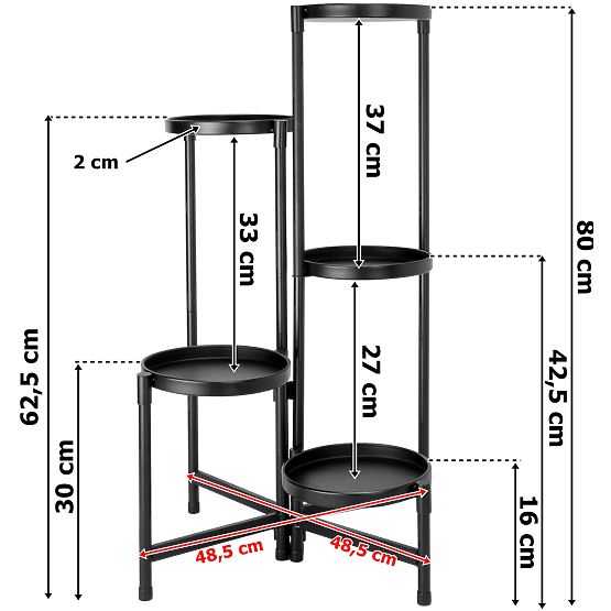 Kovinski cvetlični lonec NUNO