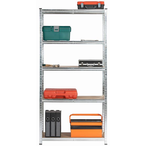 KOVINSKI REGAL 90x40x180 SREBRN