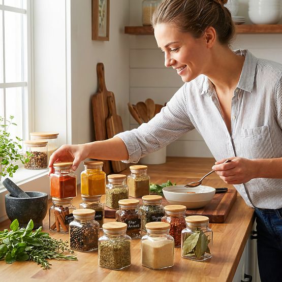 Kozarci za začimbe HIDALGO set 12 kosov