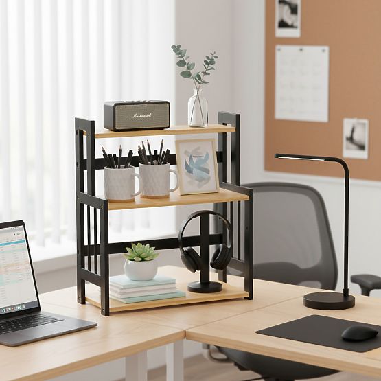 Kuhinjska polica za začimbe CEZAR NATURAL BLACK