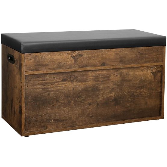 Lesena klop z omarico za čevlje LOFT