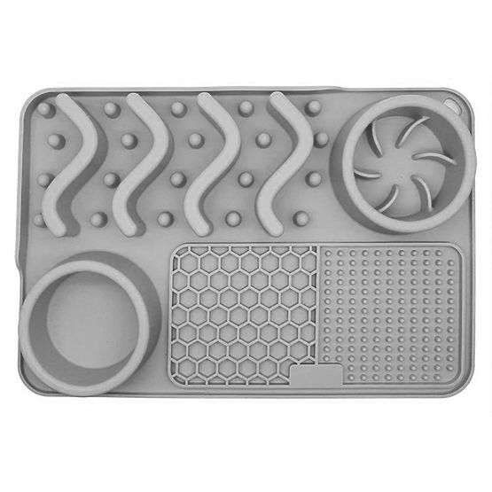 LICK MAT UPOROČEVALNIK HRANE SIVA