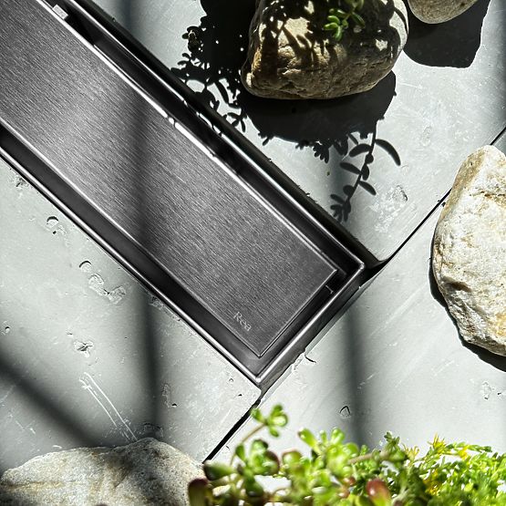 Linearni odtok REA NEOX PRO Krtačeno jeklo 60