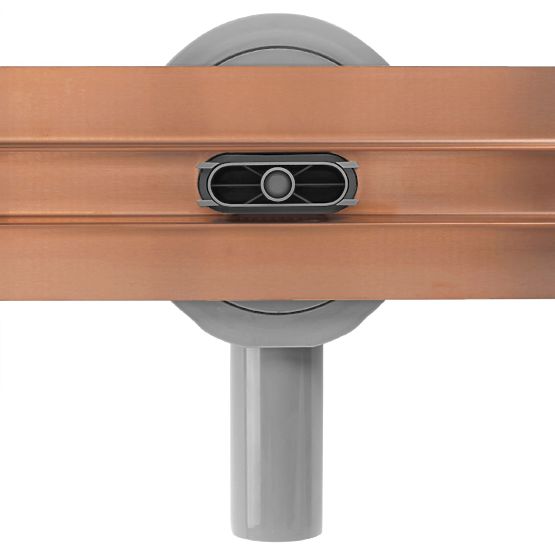 Linearni odtok REA NEOX SLIM PRO brušeni baker 60