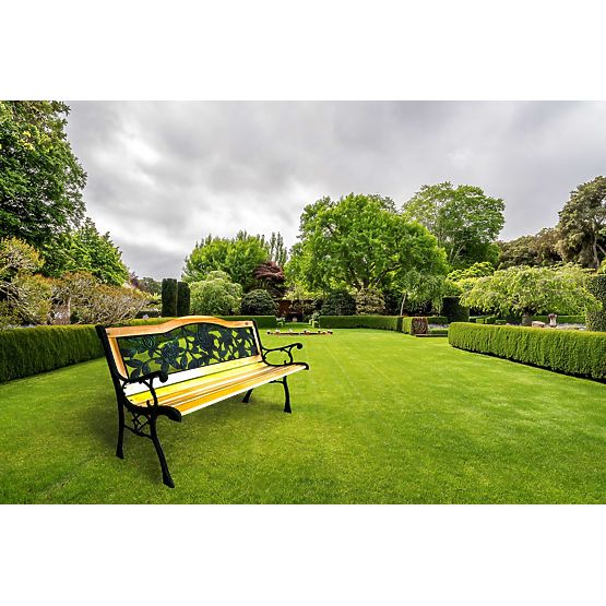 Litoželezna vrtna klop ROŽA