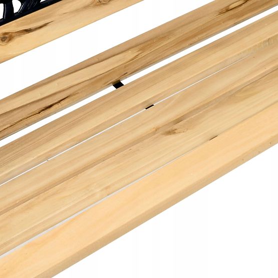 Litoželezna vrtna klop ROŽA