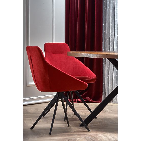 LOCARNO miza, plošča - orehova, noga - črna (2p=1ks)