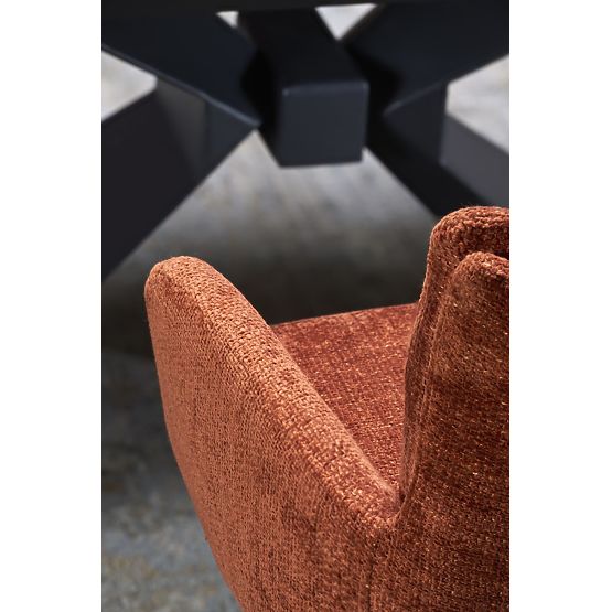 LUCIANO raztegljiva miza, plošča: modri marmor (2p=1ks)