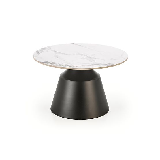 MAGNETA komplet 2 klopi, beli marmor / črna (2p=1ks)