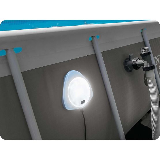 Magnetna bazenska svetilka različne barve LED INTEX 28698