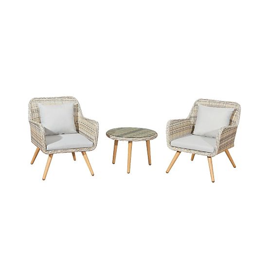 Majhen balkon set iz tehnoratana BELICCO