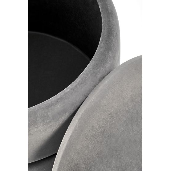 MINTY pufa siva / zlata (1p=1ks)