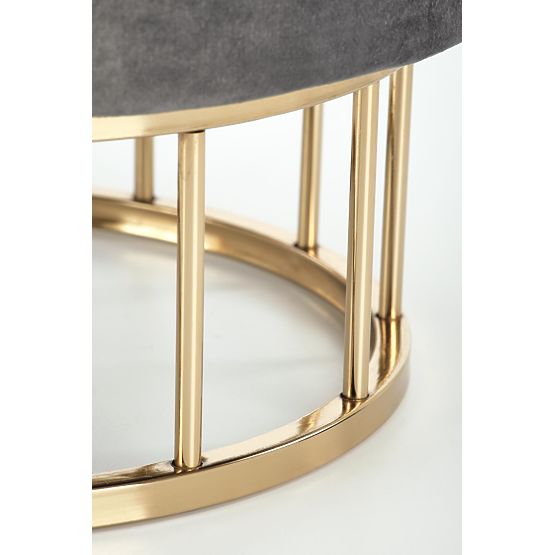 MINTY pufa siva / zlata (1p=1ks)