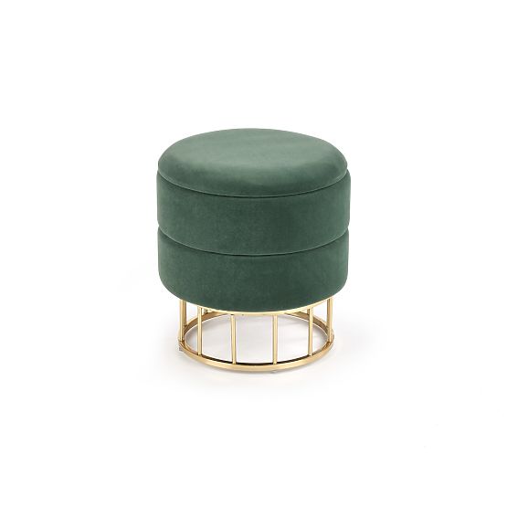 MINTY pufa temno zelena / zlata (1p=1ks)