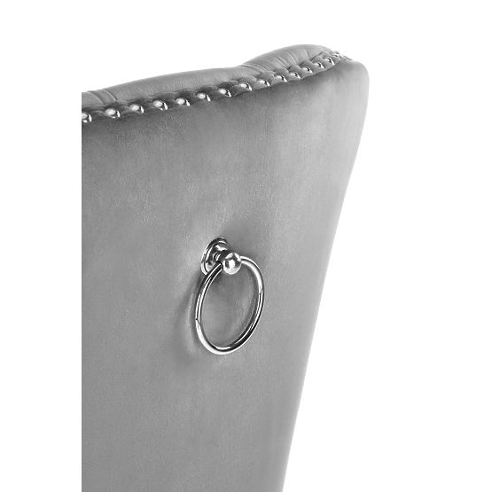 MIYA stol črna / prevleka: siva (1p=2ks)